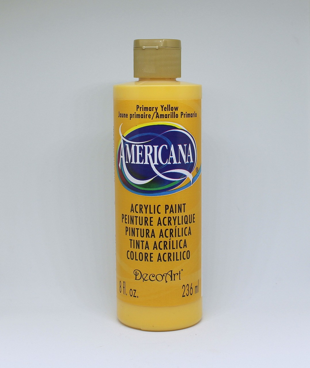 Americana Acrylic Paint 8oz Primary Yellow